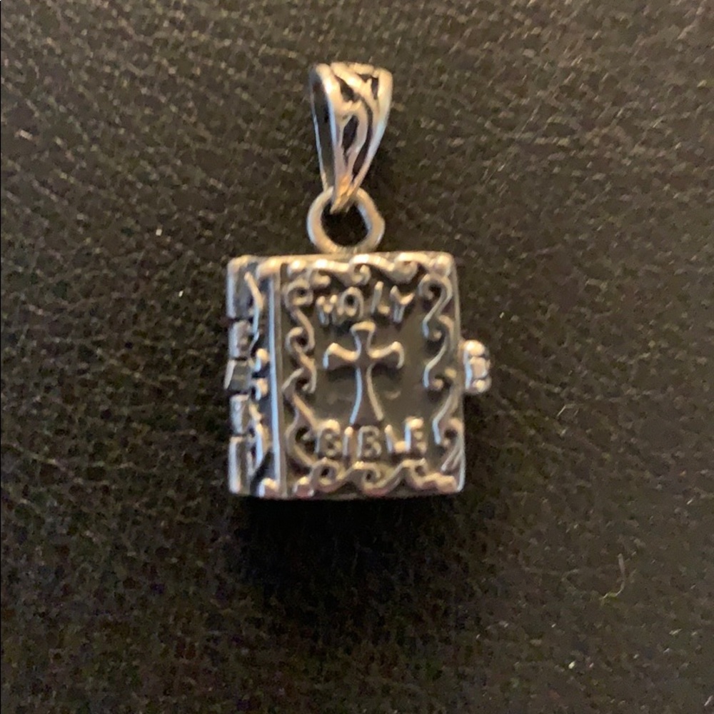 Holy Bible pendent that opens